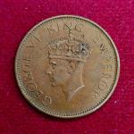 British India 1/4 Anna George VI 1940 Coin