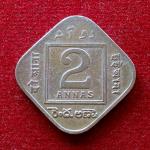 British - India 2 Annas - George V 1930 Coin