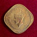 British India 2 Annas - George VI 1943 Coin