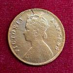 British India ¼ Anna Anna Victoria Empress 1892