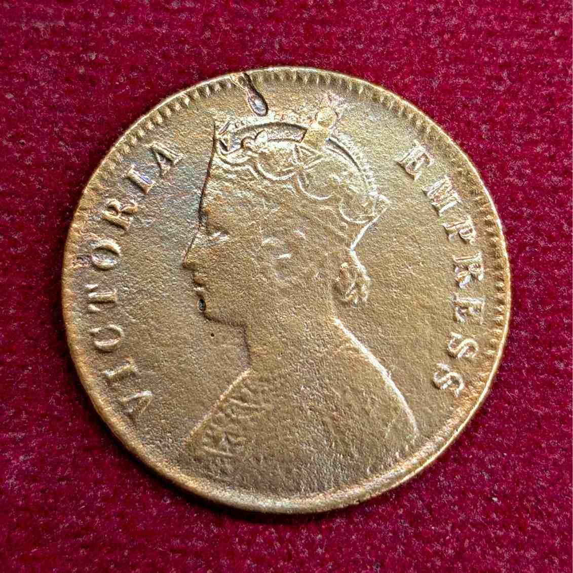 British India ¼ Anna Anna Victoria Empress 1892
