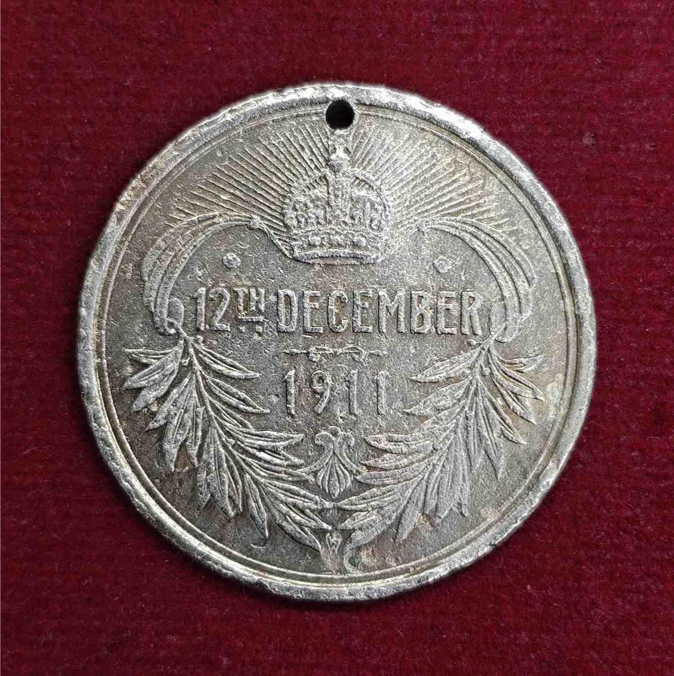 British India Medal - George V and Mary Coronation Durbar 12th December 1911