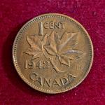 Canada 1 Cent - George VI 1942 Coin
