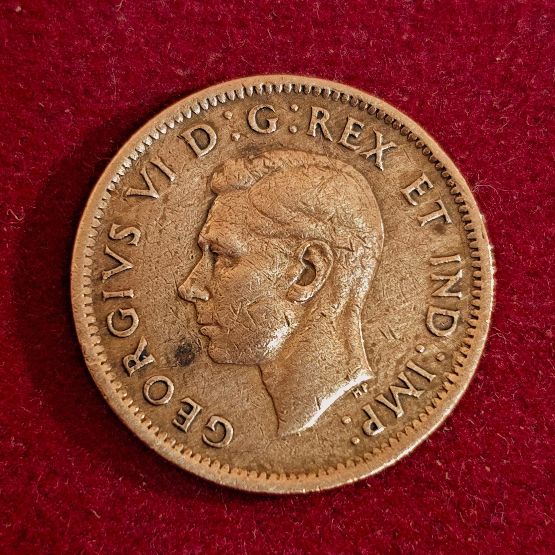 Canada 1 Cent - George VI 1944 Coin