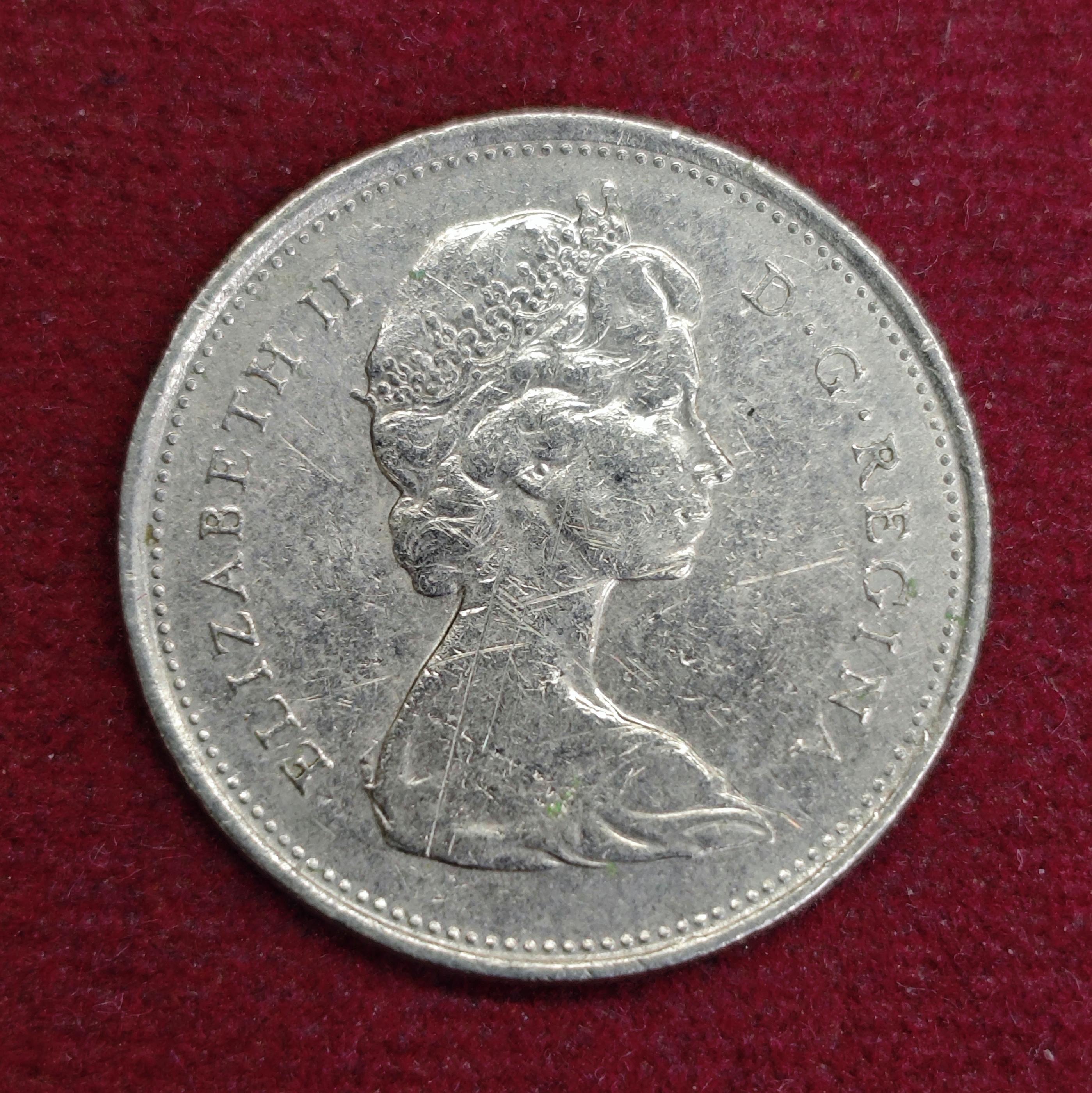 Canada 25 Cents - Elizabeth II 1974 Coin