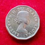 Canada 5 Cents - Elizabeth II 1960 Coin