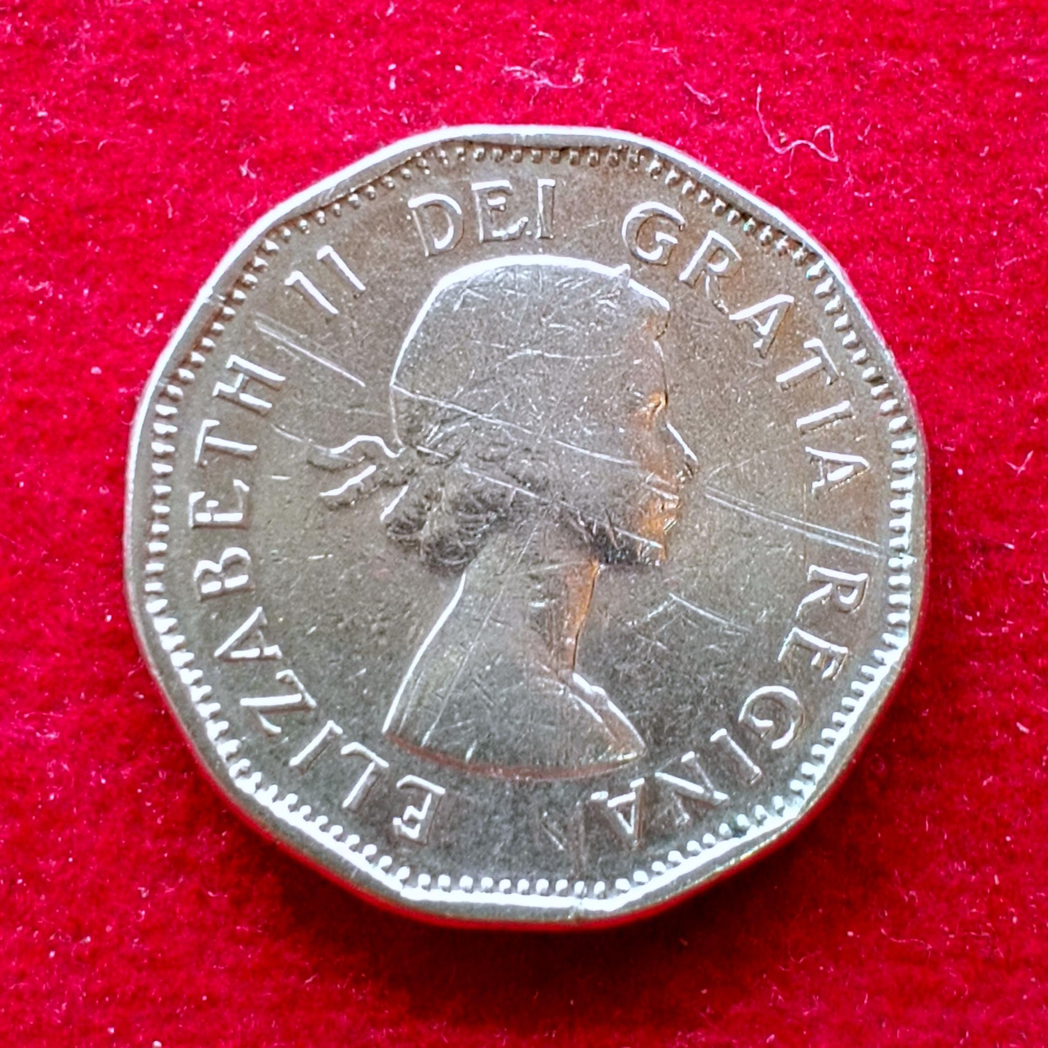 Canada 5 Cents - Elizabeth II 1960 Coin
