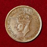 Ceylon 1 Cent - George VI 1945 Coin