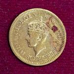 Ceylon 25 Cents - George VI 1943 Coin