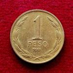 Chile 1 Peso 1988 Coin