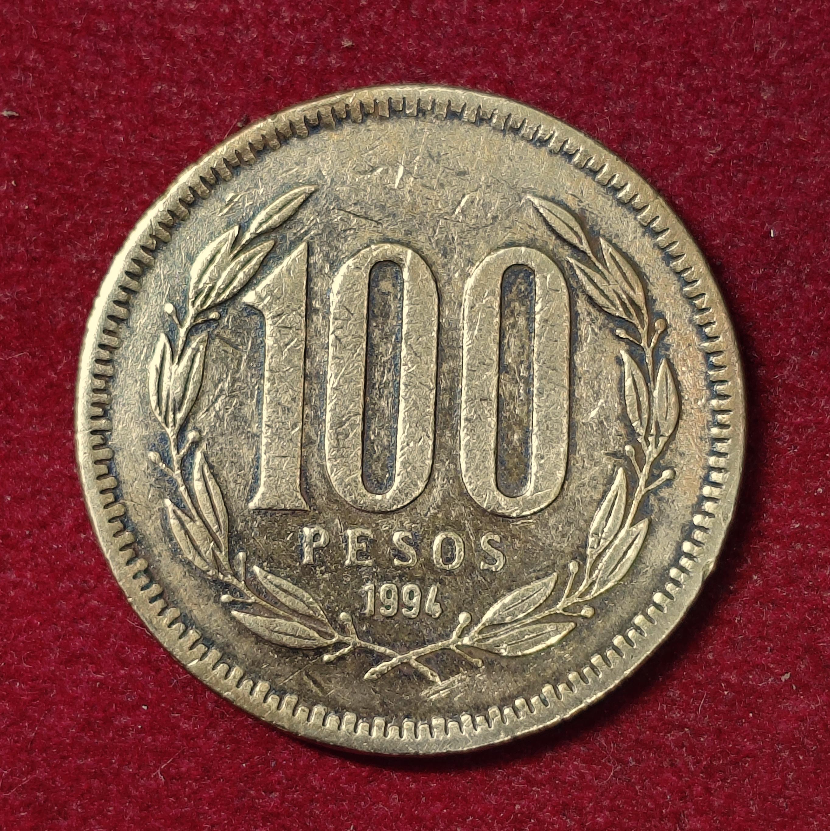 Chile 100 pesos 1994 Coin