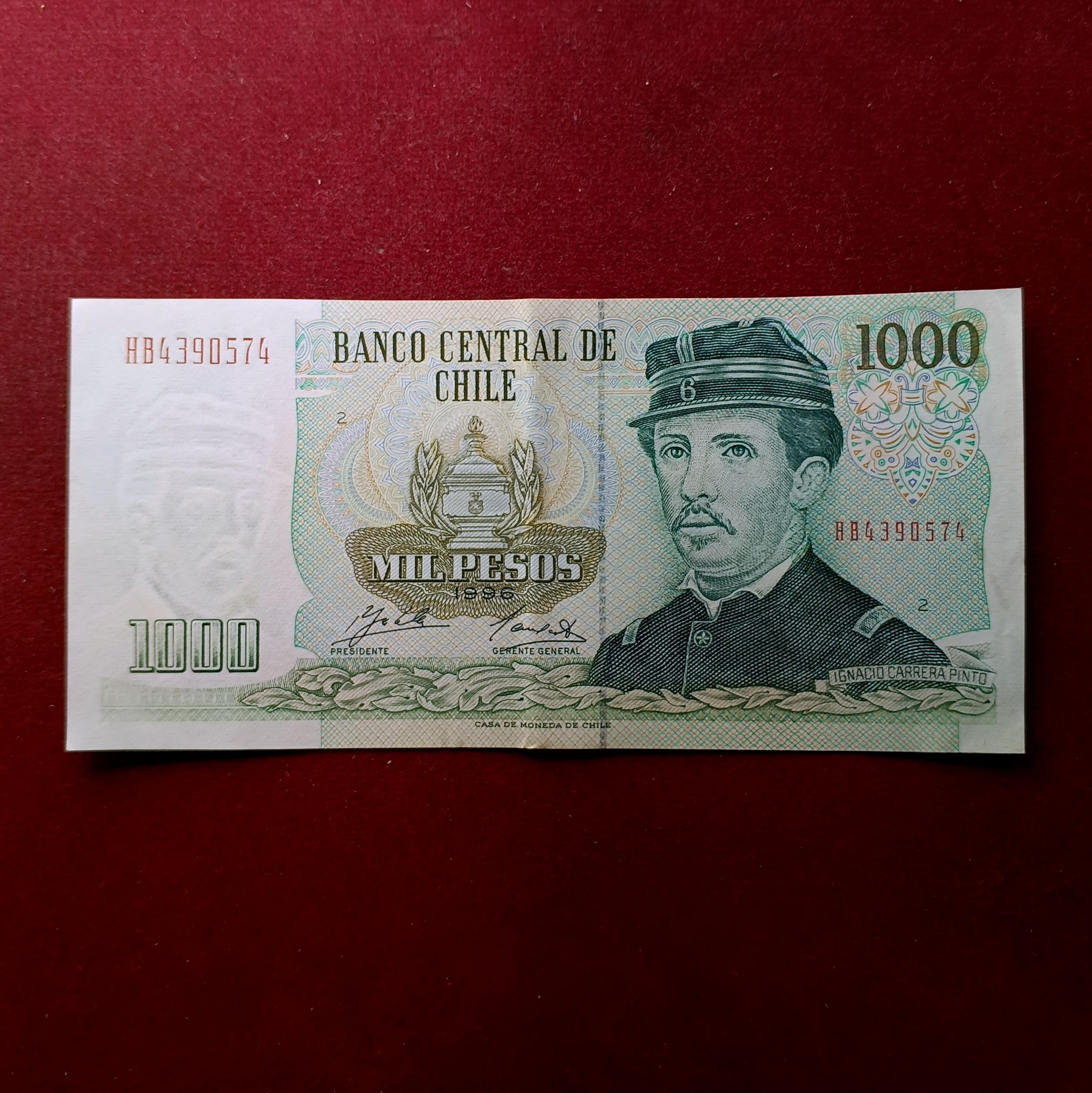 Chile 1000 Pesos 1996 Banknote