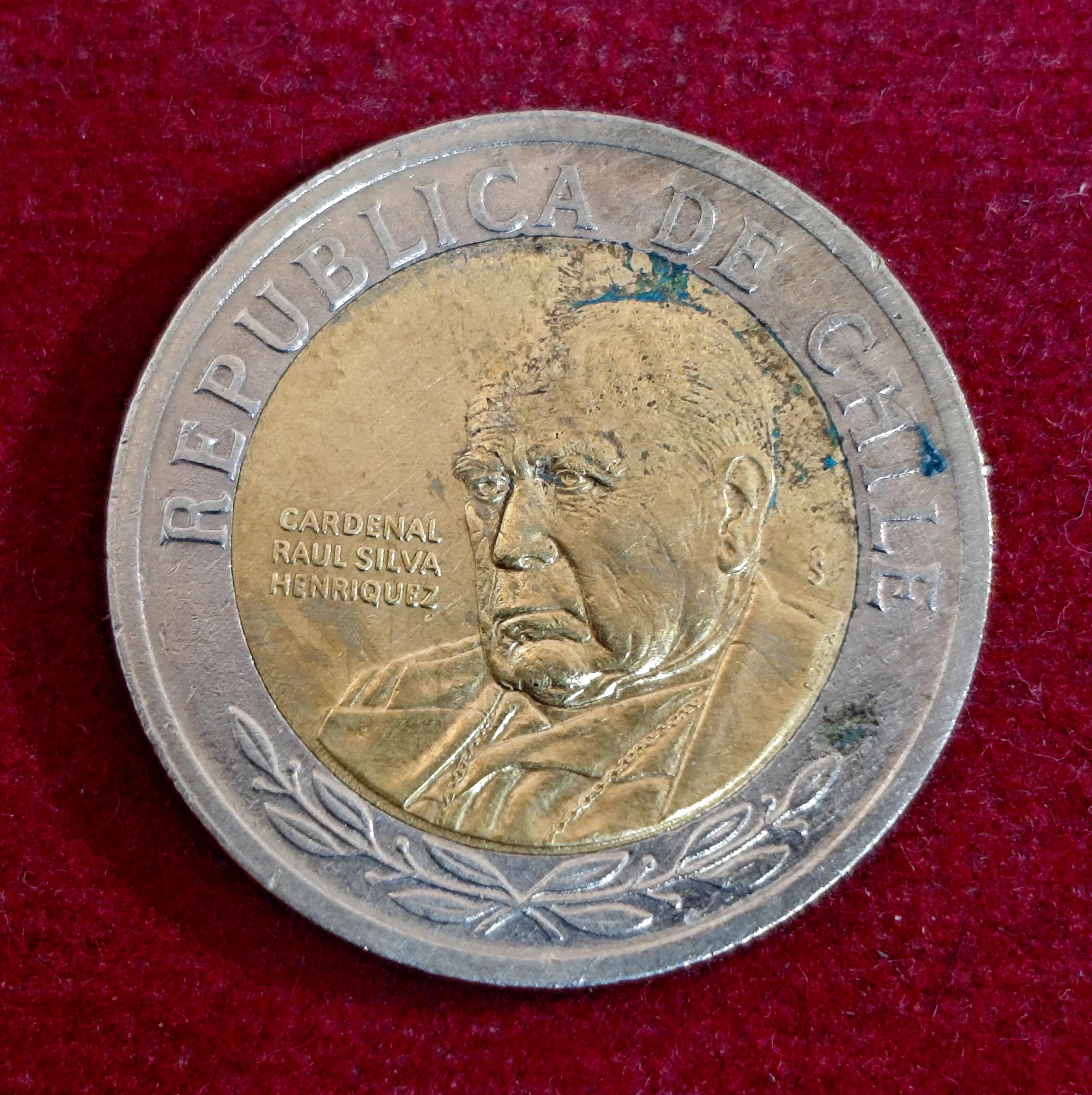 Chile 500 Pesos 2000 Coin
