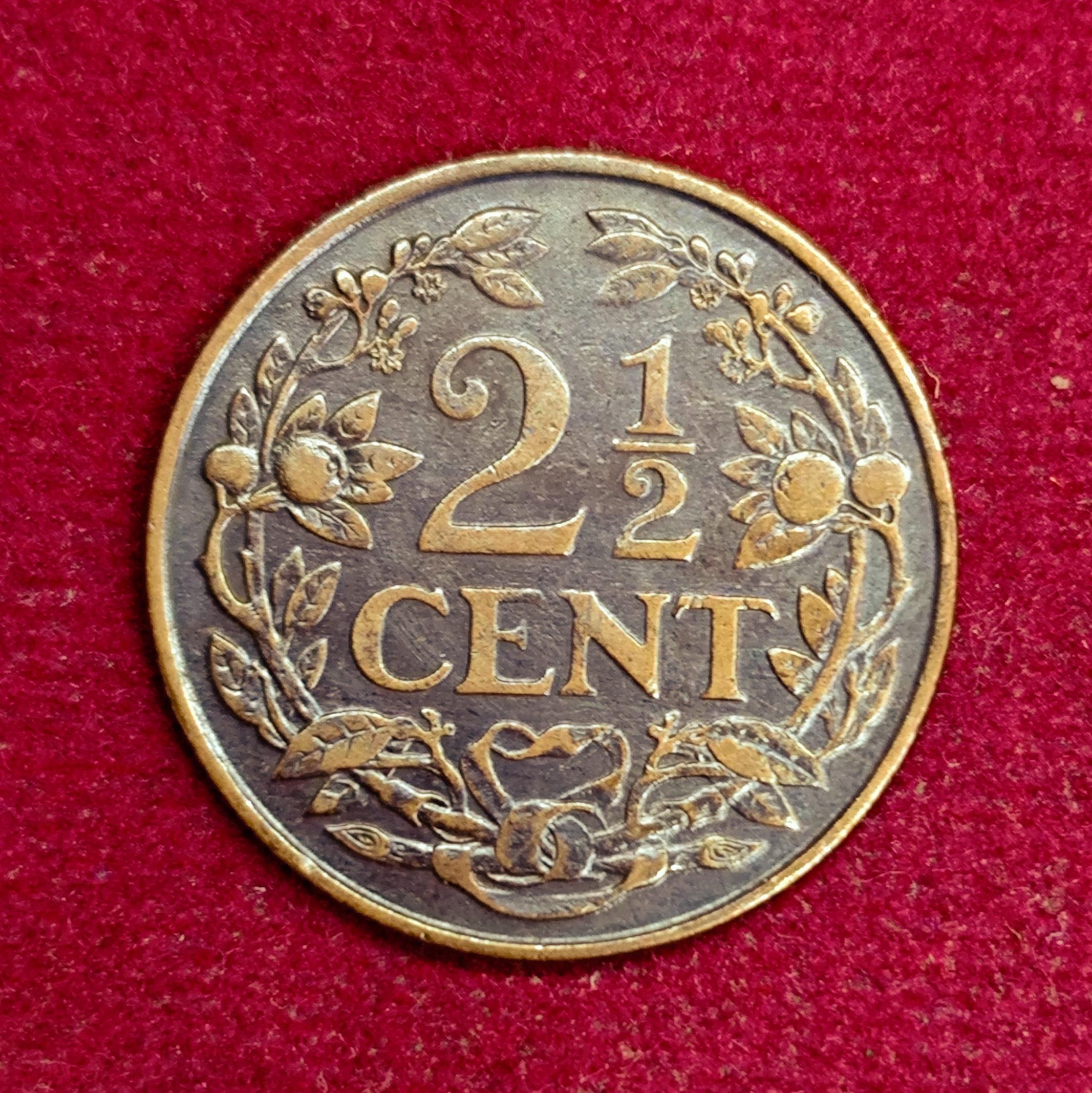 Curacao (Netherlands Antilles) 2½ Cents 1947 Coin