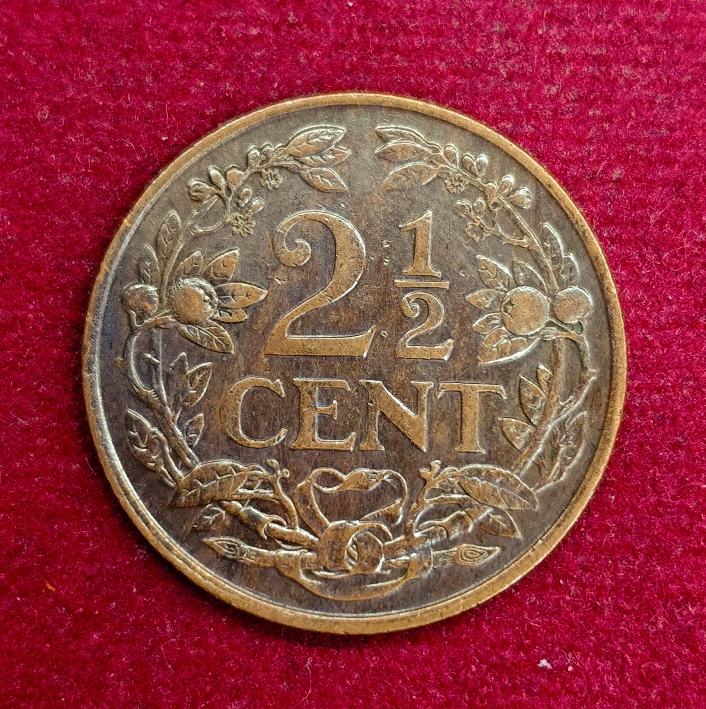 Curacao (Netherlands Antilles) 2½ Cents 1948 Coin