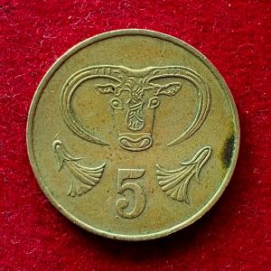 Cyprus 5 Cents 1983 Coin