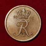 Denmark 5 Ore Frederik IX 1963 Coin