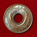East Africa 1 Cent George VI 1951 Coin