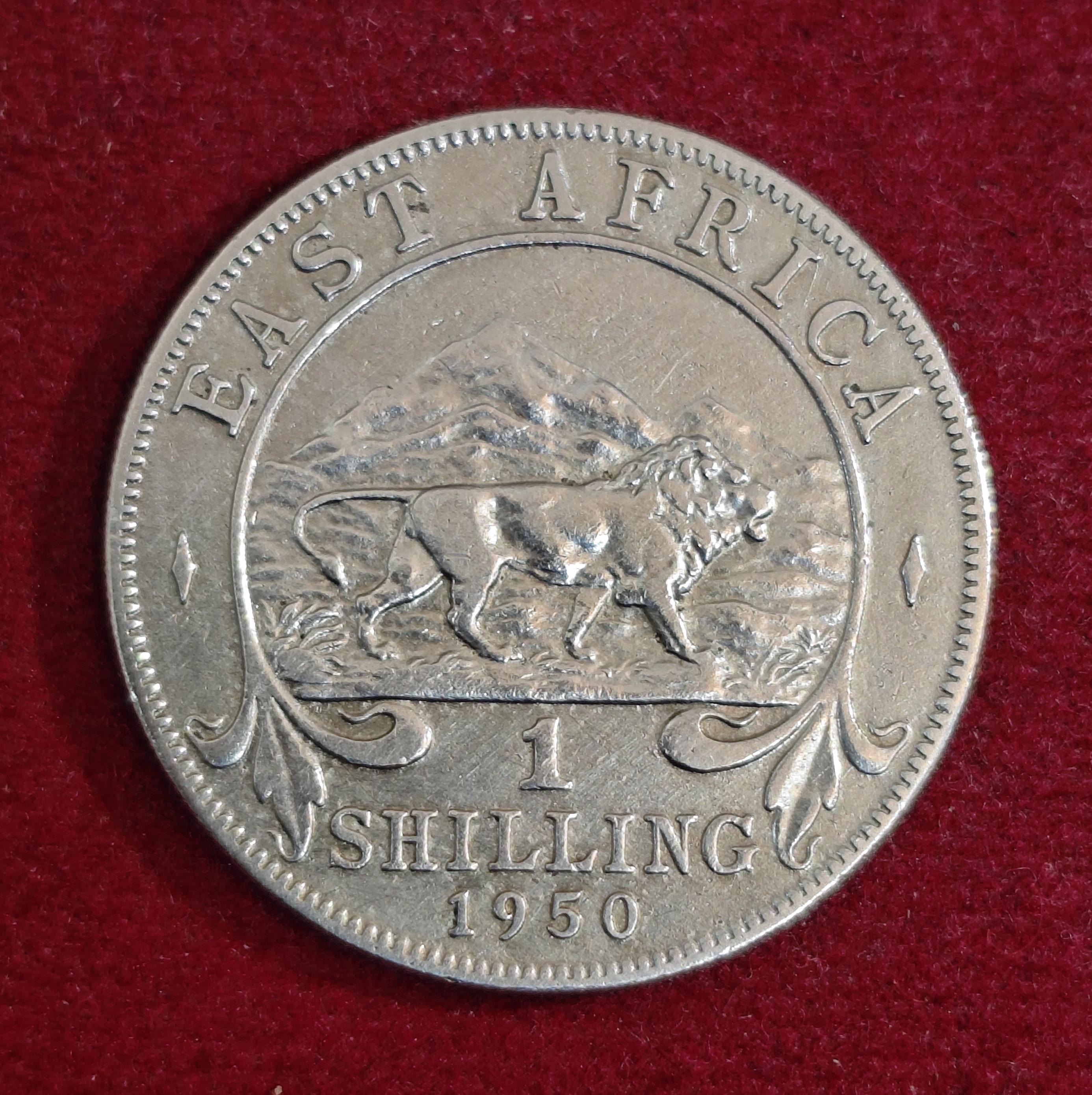 East Africa 1 Shilling George VI 1950 Coin