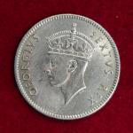 East Africa 50 Cents Elizabeth II 1949 Coin