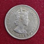 East Africa 50 Cents Elizabeth II 1956 Coin