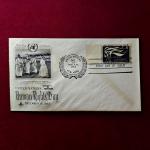 FDC :-1958 United Nations With Stamp of commemorating Human Rights Day (8 Cents)