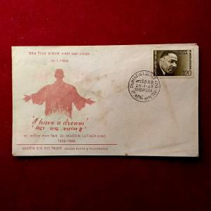 FDC - Dr Martin Luther King 1969 (Bombay)