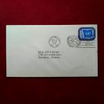 FDC:- United Nations 1951 - 1½¢ Flag of the United Nations Issue, New York Cancellation