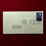 FDC :- United Nations 1957 “World Meteorological Organization (WMO)” 3¢ — New York, January 28, 1957