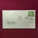 FDC:- United Nations 1958 “Tenth Anniversary of the Universal Declaration of Human Rights” 4¢ — New York, December 10, 1958