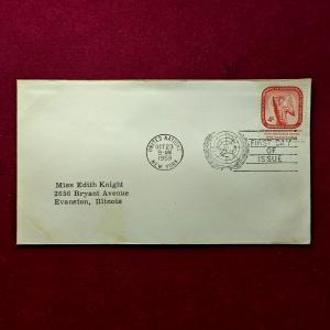FDC:- United Nations 1959 “Trust Territories Under United Nations Administration” 4¢ — New York, October 23, 1959