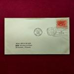FDC:- United Nations 1959 “World Refugee Year” 4¢ — New York, December 10, 1959