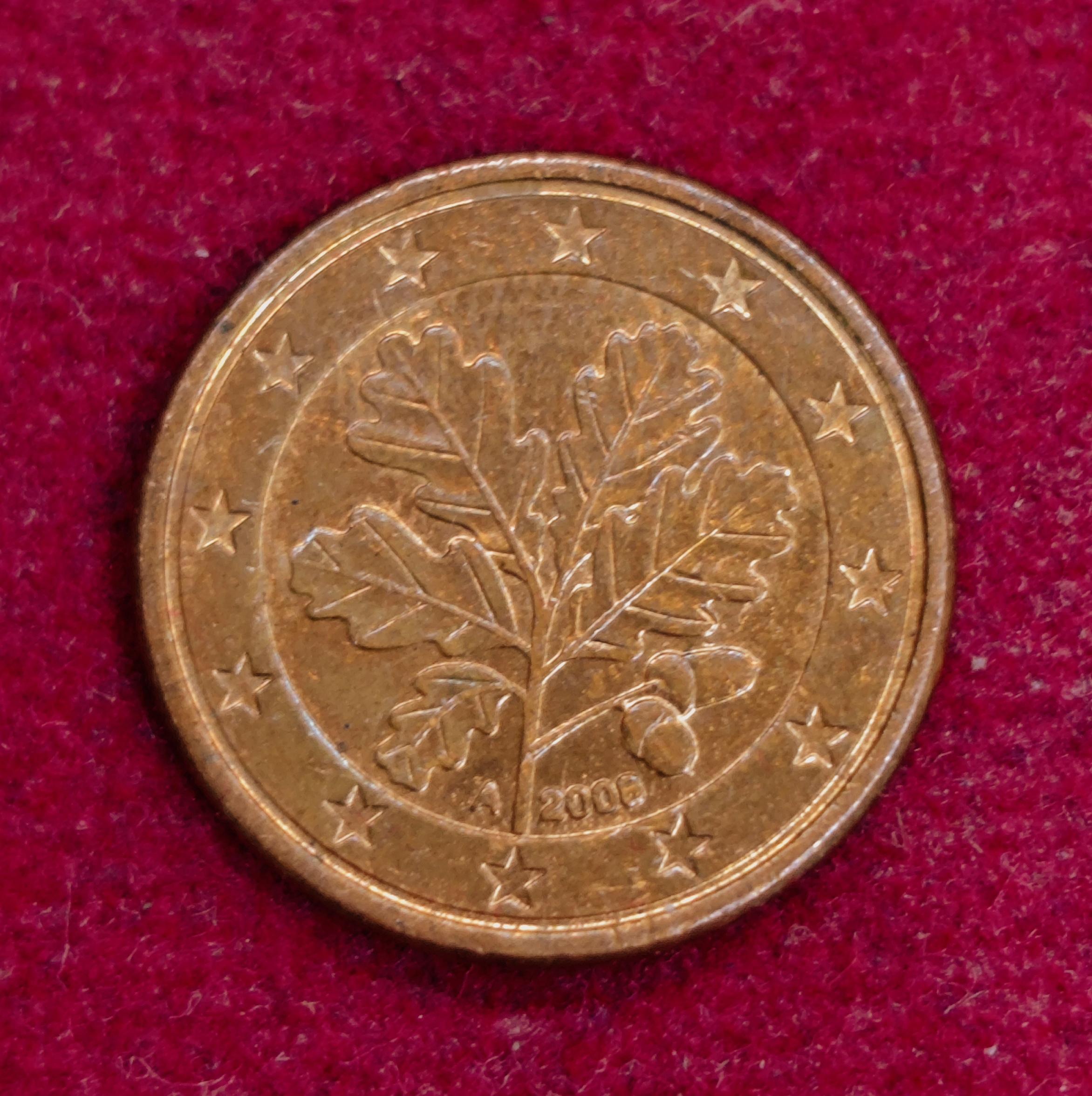 Federal Republic of Germany 1 Euro Cent 2008 Coin