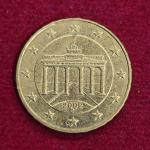 Federal Republic of Germany 10 Euro Cent 1st map 2002 Coin