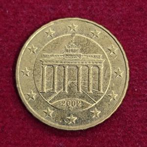 Federal Republic of Germany 10 Euro Cent 1st map 2002 Coin