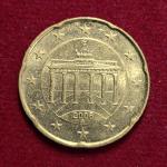 Federal Republic of Germany 20 Euro Cent 1st map 2006 Coin