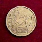 Federal Republic of Germany 20 Euro Cent 1st map 2002 Coin