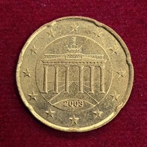 Federal Republic of Germany 20 Euro Cent 1st map 2003 Coin