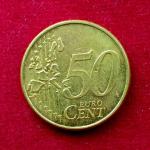Federal Republic of Germany 50 Euro Cent 1st map 2002 Coin