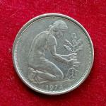 Federal Republic of Germany 50 Pfennig 1974 Coin