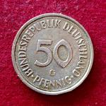 Federal Republic of Germany 50 Pfennig 1977 Coin
