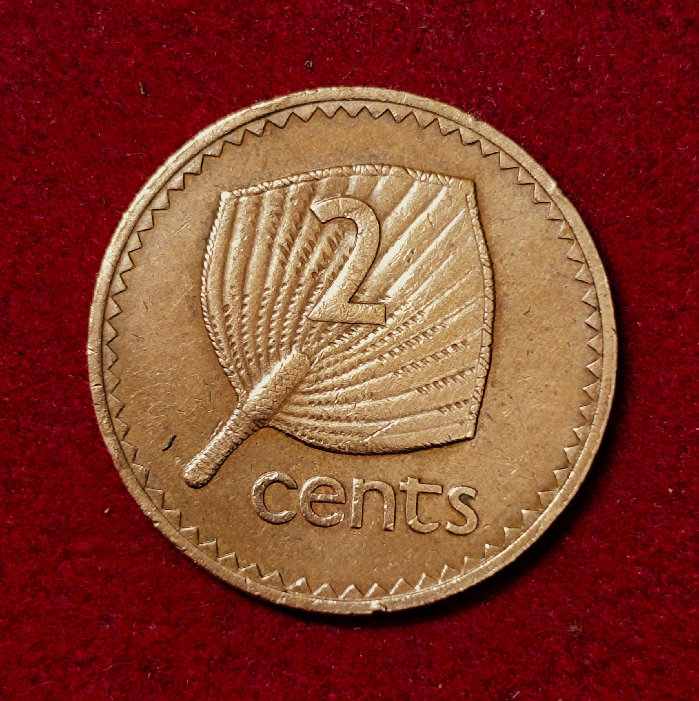Fiji 2 Cents - Elizabeth II 1969 Coin