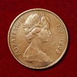 Fiji 2 Cents - Elizabeth II 1969 Coin