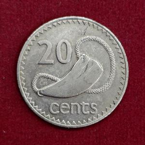 Fiji 20 Cents 1980 Coin