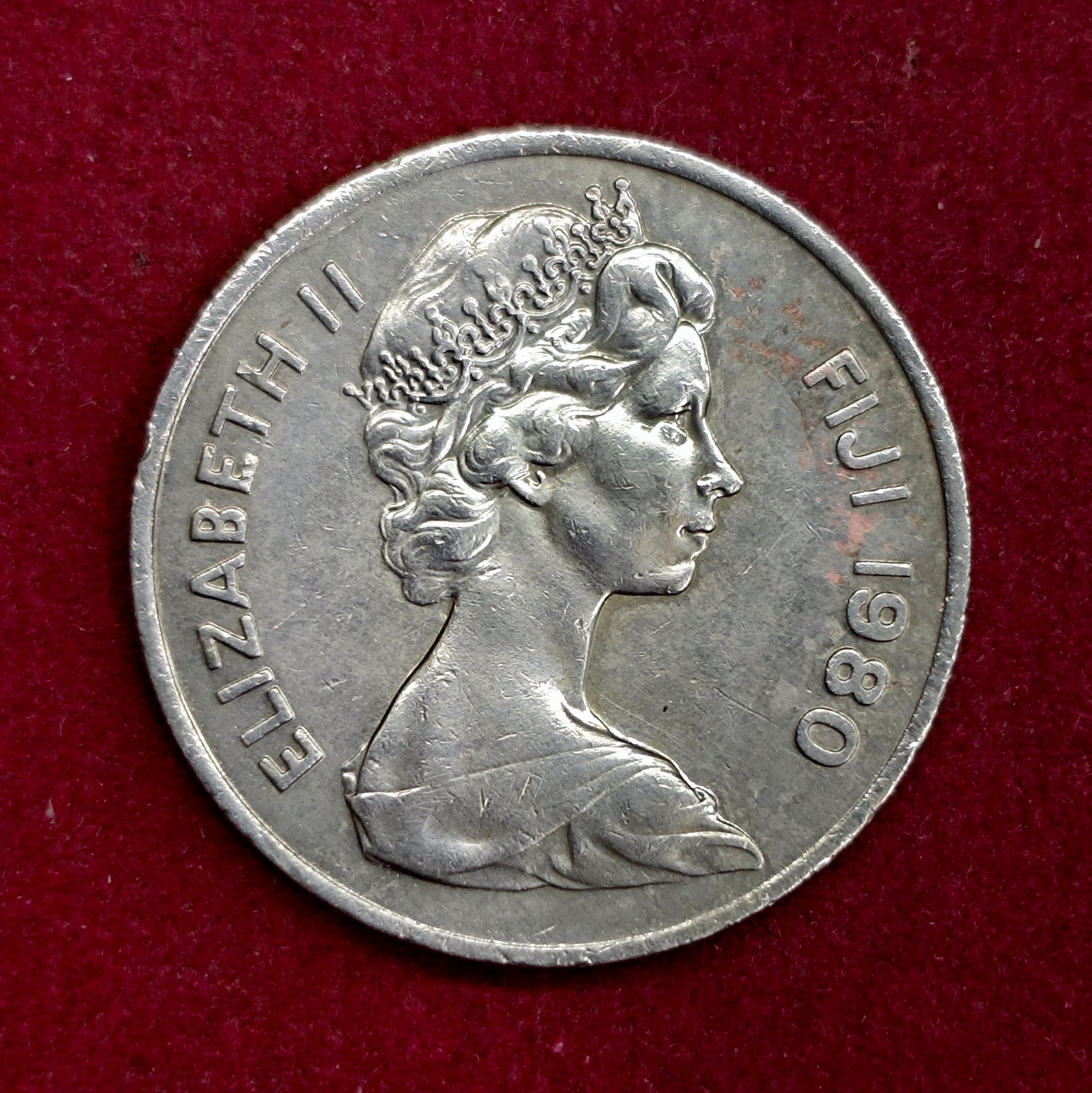 Fiji 20 Cents 1980 Coin