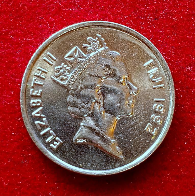 Fiji 5 Cents - Elizabeth II 1992 Coin