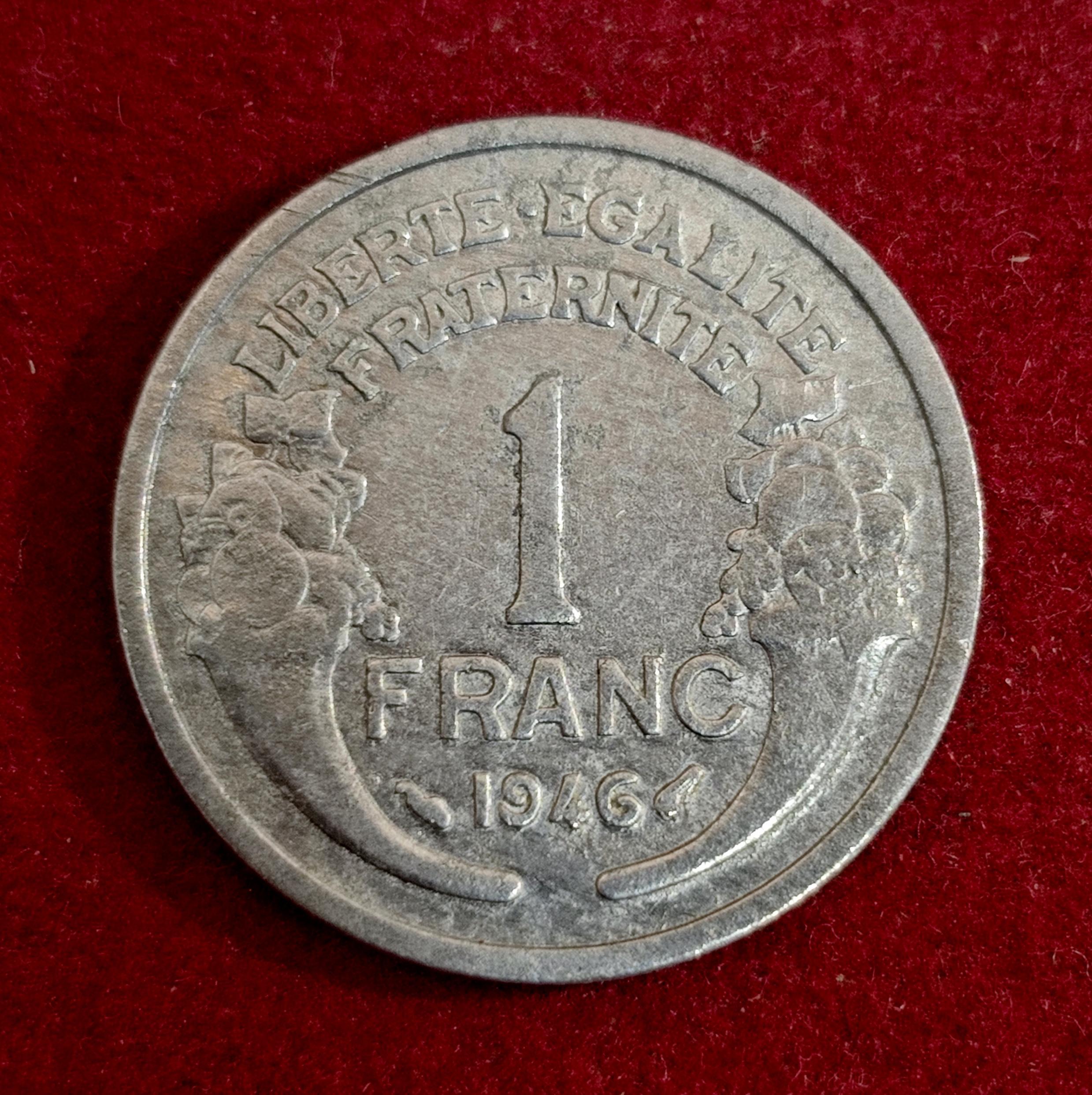 France 1 Franc 1946 Coin