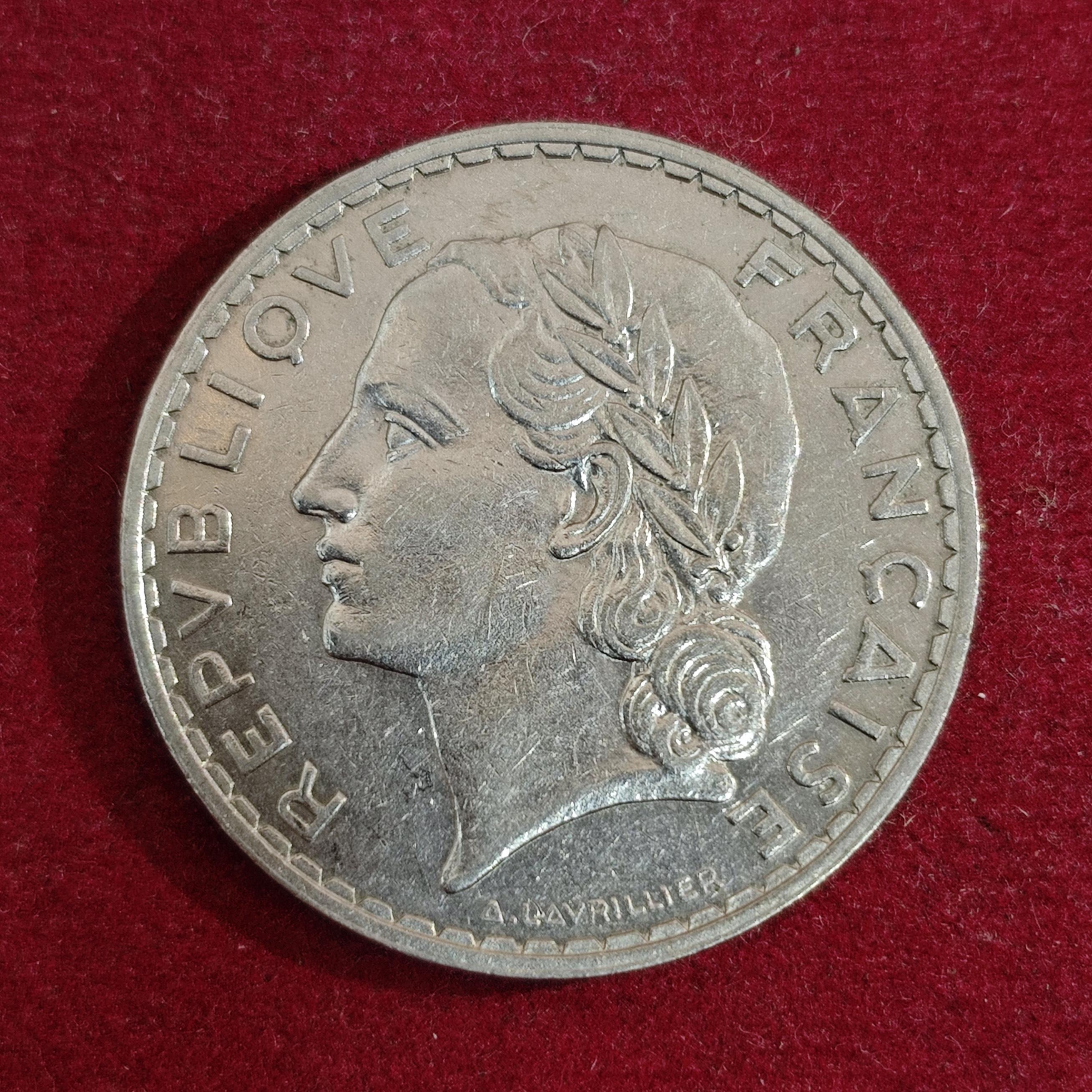 France 5 Francs 1933 Coin