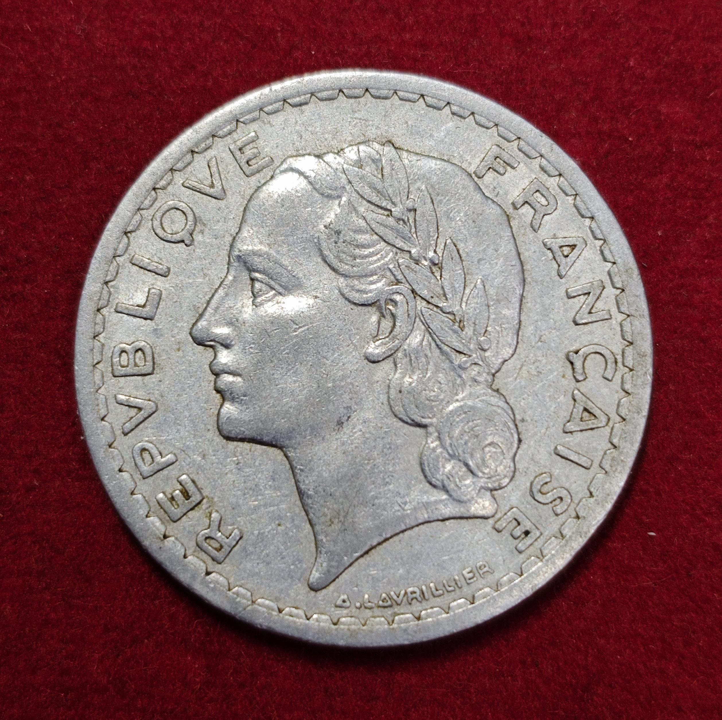 France 5 Francs 1946 Coin