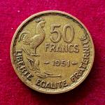 France 50 Francs 1951 Coin